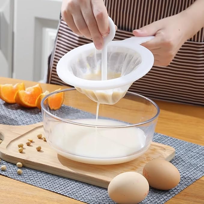 Kitchen Ultra-Fine Nylon Mesh Strainer I Filter Spoon Sieve - Image 5