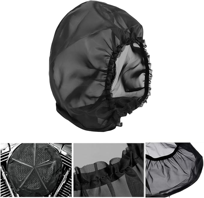 Motorcycle Air Cleaner Rain Sock Cover, Water Resistant Dust Shield, Stretch - Image 2