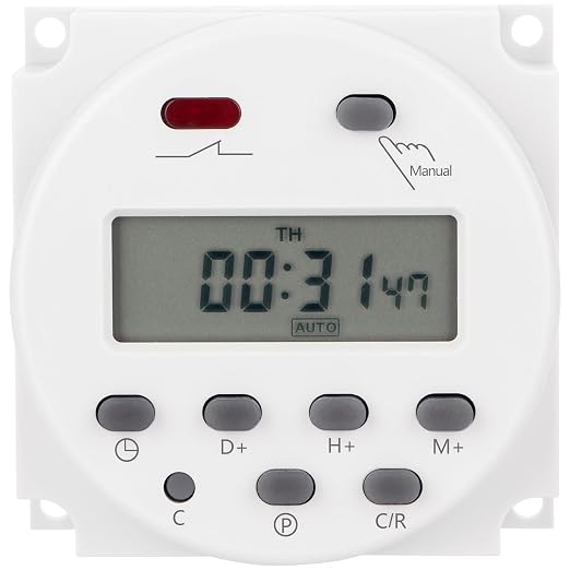 Timer Switch, DC/AC 24V 16Amp, Digital LCD Power Programmable Timer Time Relay - Image 4