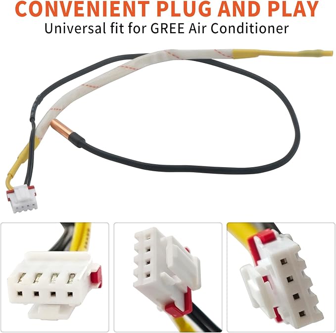 Air Conditioner Temperature Sensor Thermistor Probe Freeze Control Sensor - Image 3