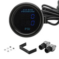 Dual Display Air Suspension Gauge Air Ride Air Pressure Gauge 2Inch 0-220PSI by CNRAQR