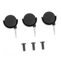 ULTECHNOVO 3pcs Plastic Caster Wheels by ULTECHNOVO