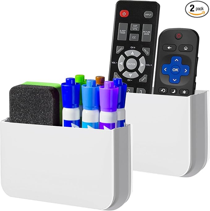 Freewindo Magnetic Remote Control Holder Wall Mount, 2 Pack TV Remote Holder by Freewindo