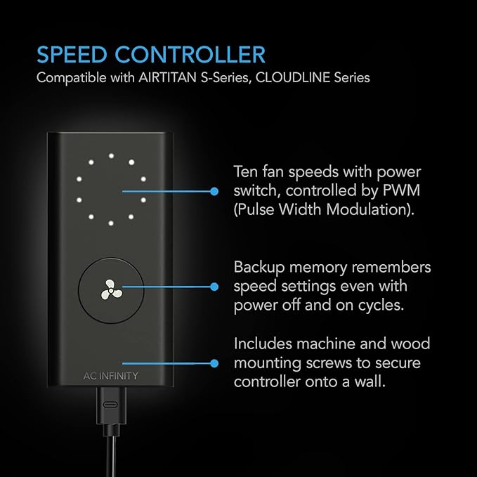 AC Infinity AIRTITAN S3, Ventilation Fan 6" - Image 3
