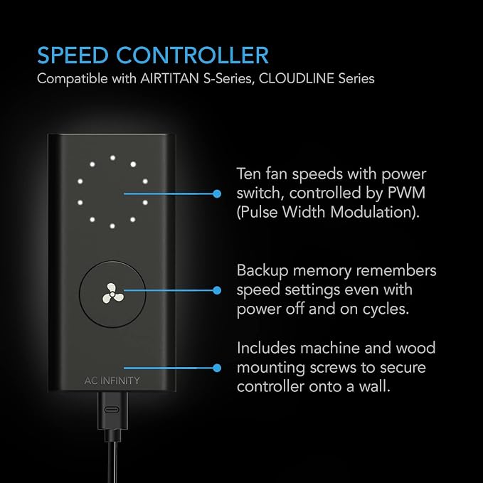 AC Infinity AIRTITAN S3, Ventilation Fan 6" - Image 3