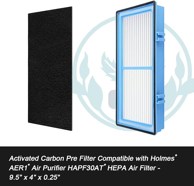 For HAPF30AT Air Purifier Activated Carbon Pre Filter Compatible - Image 3