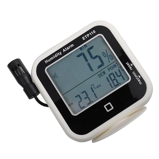 ETP110 Digital Hygrometer, Temperature Humidity Dew Point Meter, Portable by KIMISS