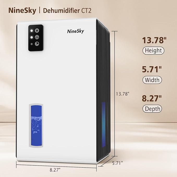 NineSky Dehumidifier, 1000 sq.ft Dehumidifiers - Image 2