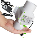 Small Inline Duct Fan 12V 2.36 Inch 60Mm Ventilation Exhaust Booster 14W 58 Cfm by Unknown