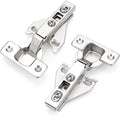 Probrico Soft Opening Kitchen Cabinet Hinges 30 Pairs, Satin Nickel Face Frame by Probrico