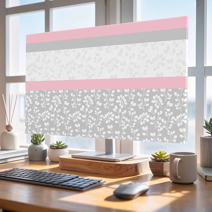 Watercolor Flower Leaf Plant Indoor TV Cover, Elastic TV Screen Protector by Unknown