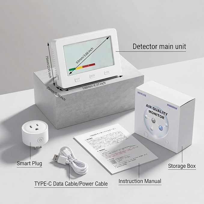 TW22 CO2 Monitor, Indoor Air Quality Meter - Image 7