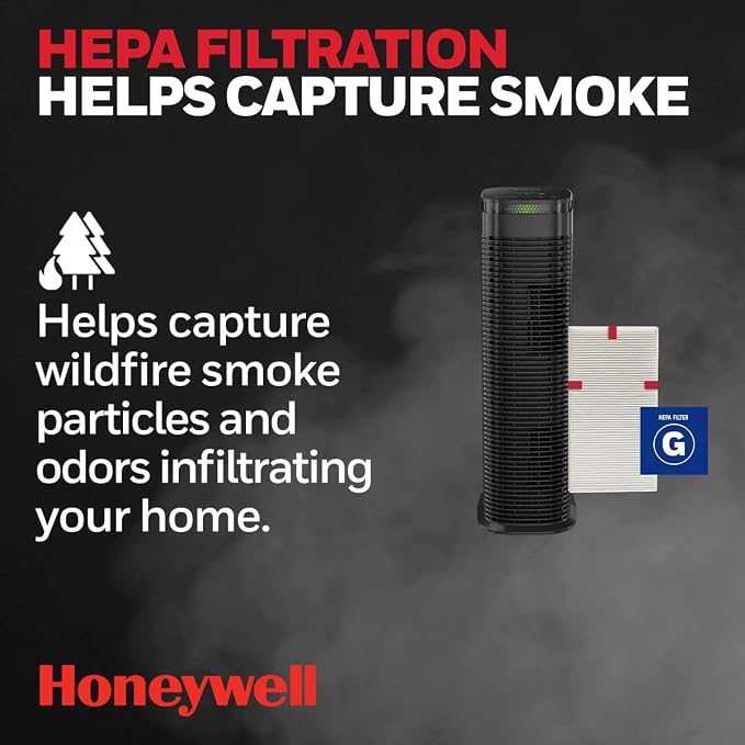 Honeywell Genuine HEPA Air Purifier Filter G, Airborne Allergen Air Filter - Image 8