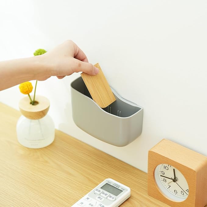 SUNFICON Adhesive Remote Control Holder Universal TV Remote Organizer Caddy Box - Image 4