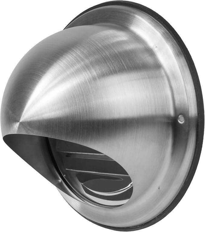 Vent Systems 5 Inch Stainless Steel Round Dryer Vent Cover by VentSystems