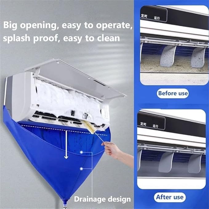 gofidin Air Conditioner Cleaning Cover Universal Air Conditioner Cleaning Cover - Image 2