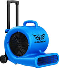 5000 CFM 1HP Air Mover Blower Fan, Floor Blower Dryer, 3 Speeds, 4 Adjustable by BSMTEK