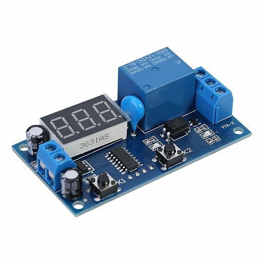 WALFRONT 2PCS Delay On Off Switch Module Adjustable Intermittent Infinite Cycle by Walfront