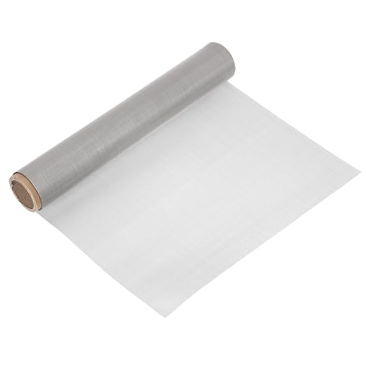 uxcell 2Pcs 120 Mesh 39" x 12" Woven Wire Mesh, 304 Stainless Steel Air Vent by uxcell