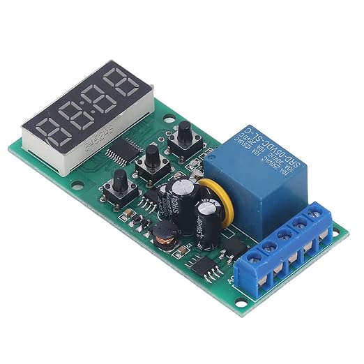 Fafeicy Real Time Timing Relay Module, PCB Time Switch Control Board 7-27V by Fafeicy