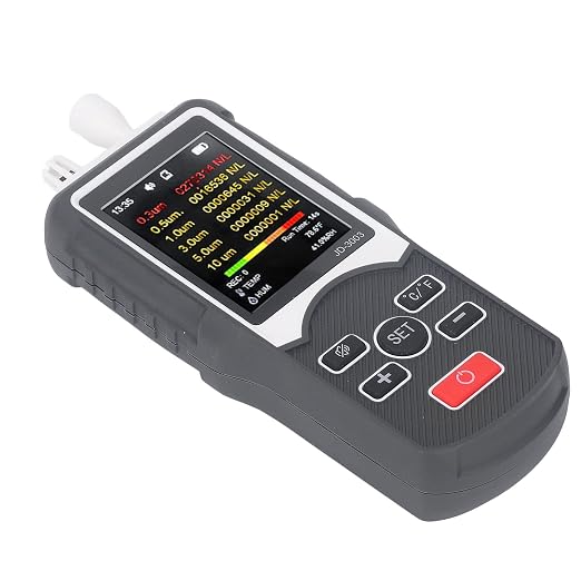 Zunate Professional Air Quality Monitor, Handheld Particle Counter Detector - Image 3
