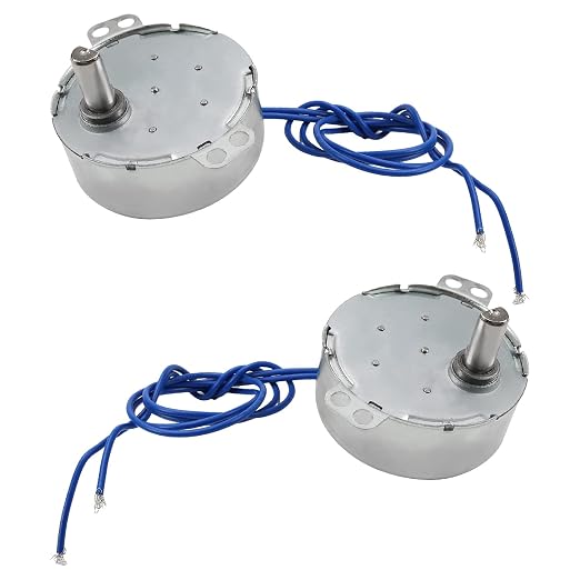 Fielect 2Pcs Synchronous Motor AC 110V 15-18RPM Turntable Motor CW/CCW by Fielect