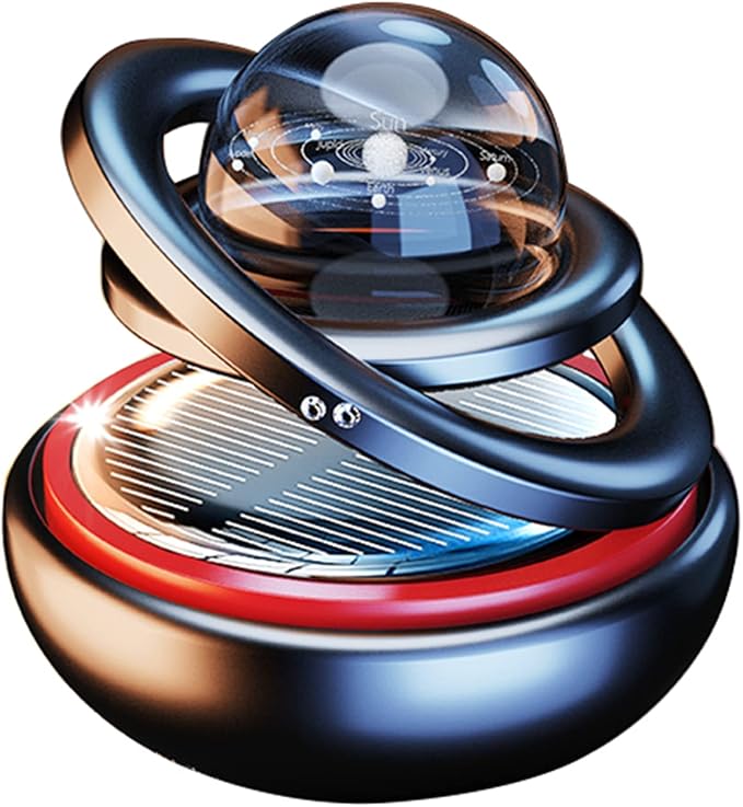 Kwak’s Solar-Powered Rotating Car Aromatherapy Auto-Spinning Ornament - Image 4