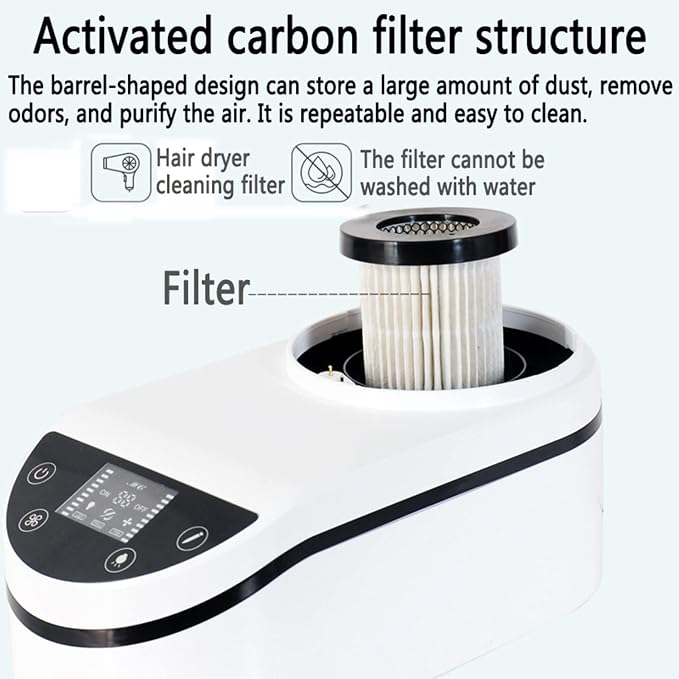 230w Dental Polishing Dust Collector, Nail Manicure Vacuum Cleaner, - Image 4