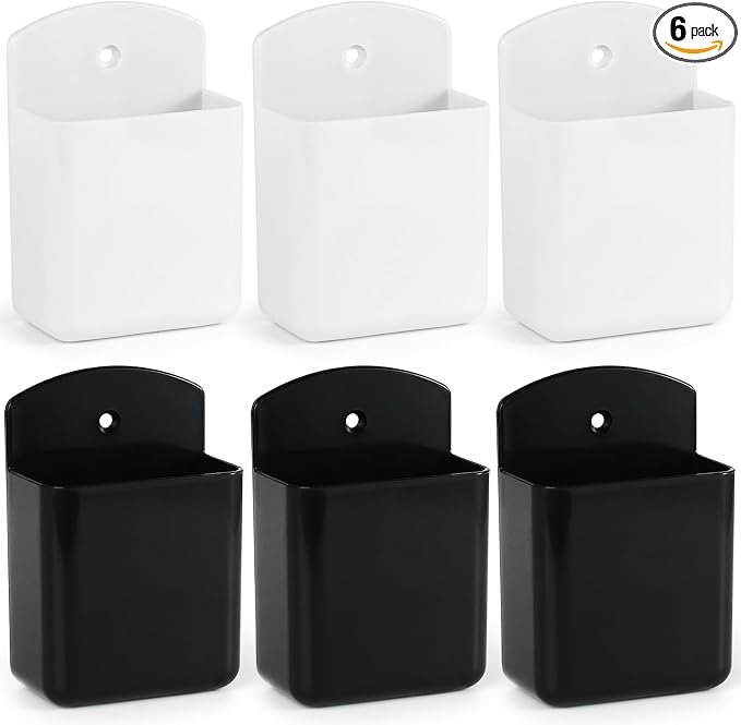 6 Pcs Remote Control Holder Wall Mount, TV Remote Holder, Self Adhesive by VACONICO