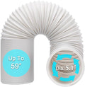 BEWAVE Portable Air Conditioner Hose, Portable Exhaust Vent Hose by BEWAVE