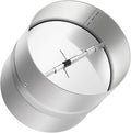 4 Inch Draft Blocker Backdraft Damper Duct Draft Stopper One-Way Airflow by Kikerike