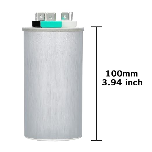 VEXUNGA 60/15 uF 60+15 MFD 370VAC or 440VAC Dual Run Start Round A/C Capacitor - Image 2