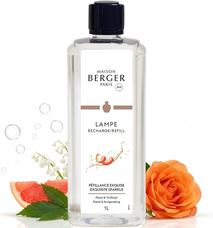MAISON BERGER Lampe Berger Refill, 1 L, Exquisite Sparkle | Catalytic Lamp by MAISONBERGER