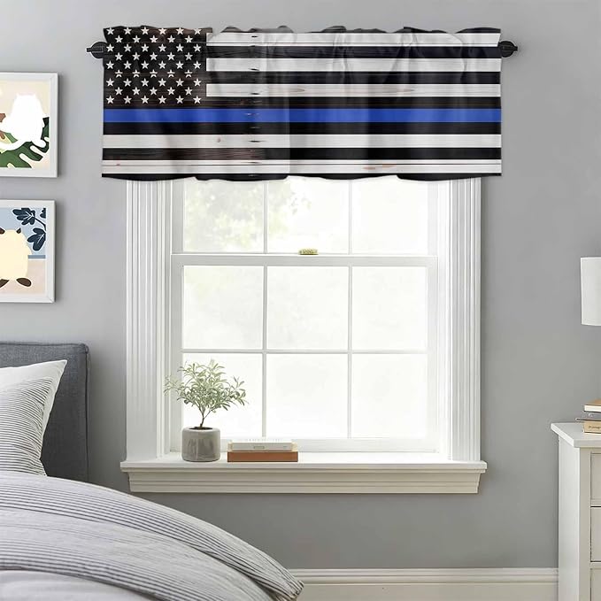 American Flag Valances for Windows, 1 Panel - Image 3