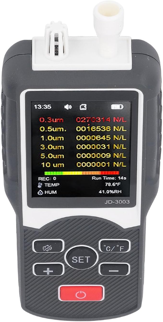 Handheld Air Quality Monitor, Air Quality Detector Monitor PM2.5 Dust Particle - Image 6