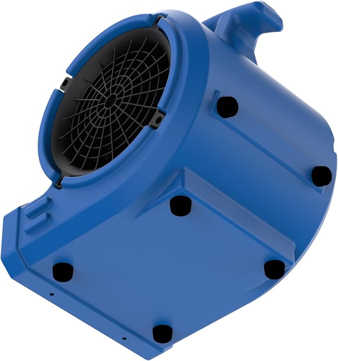 B-Air VP Series 1/8 HP Air Mover Commercial Floor Fan, 2 Speeds, 3 Drying Angles - Image 3