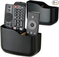 LINFIDITE 2 Pack Adhesive TV Remote Control Holder Wall Mount TV Remote Holder by LINFIDITE
