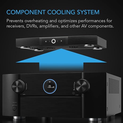 AC Infinity AIRCOM S6, Quiet Cooling Blower Fan System 12" Rear-Exhaust - Image 2