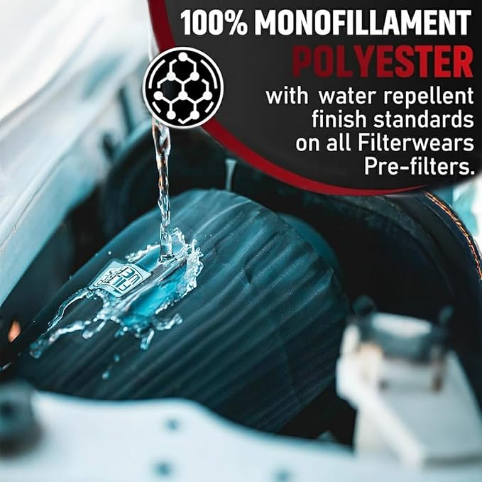 FILTERWEARS F154K Universal Water Repellent Cold Air Intake Pre-Filter - Image 4