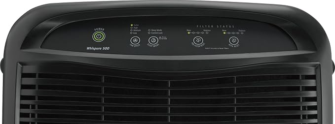 Whirlpool WP500B WP500 Whispure Air Purifier, Slate Black - Image 9