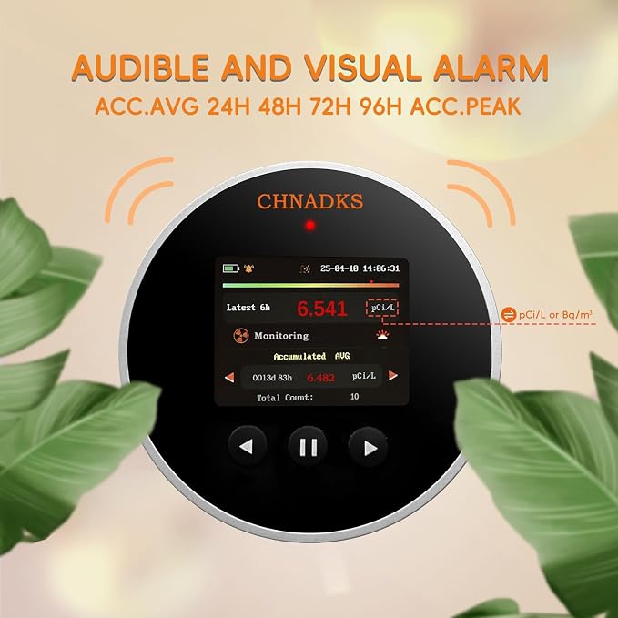 Radon Detector | 20-Year Radon Sensor | Long-Life Home Air Quality Monitor - Image 3