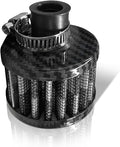 ZIMISI 0.47"/12mm Car Cold Air Intake Filter, Round Tapered Car Valve Cover by Unknown