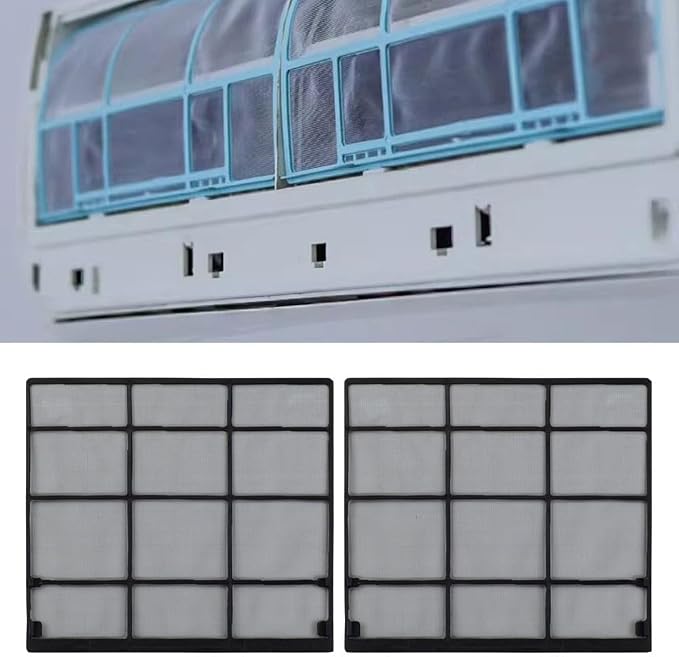 2 Pack Air Conditioner Filter Accessories, Indoor Unit Hanging Dust Screen - Image 3