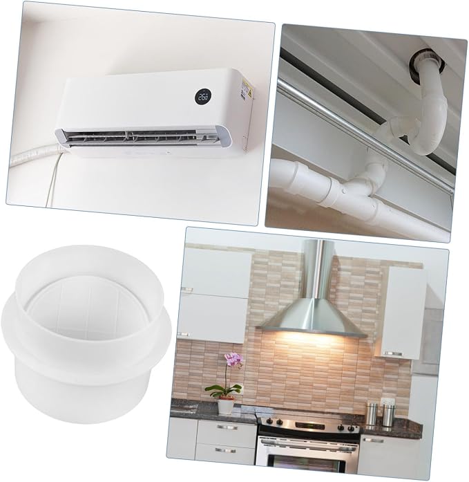 3pcs Vent Pipe Valve Check Valve Ductless Air Conditioner Parts Kitchen Exhaust - Image 4