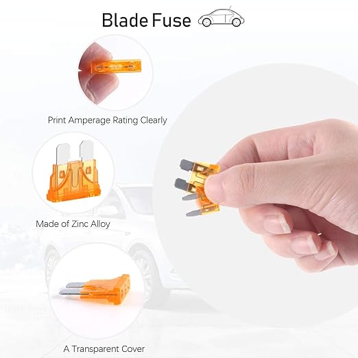 250pcs US Grade Automotive Fuses Assortment Kit Standard & Mini Car Blade Fuses - Image 3