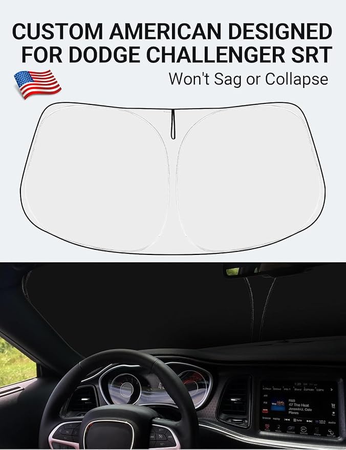 Proadsy 2026 Upgrade Front Windshield Sun Shade Foldable Sunshade Protector - Image 2