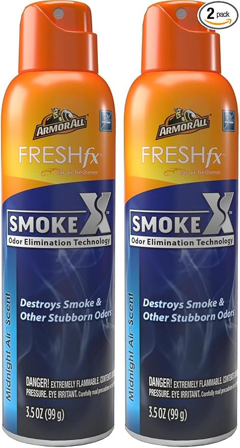 Armor All Fresh FX Smoke X Car Odor Eliminator Spray, Car Air Freshener Spray by ArmorAll