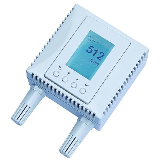 Indoor Air Quality Monitor, 4-in-1 Temperature Humidity CO2 TVOC Sensor - Image 2