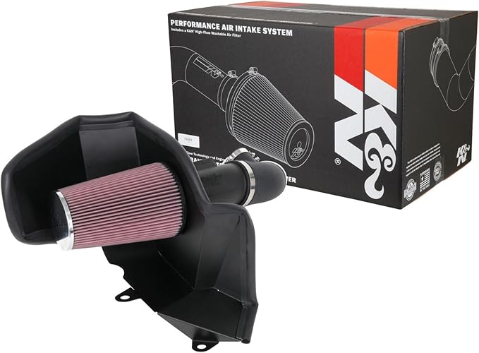 K&N Cold Air Intake System: High-Flow Air Filter, Increase Performance & by KNEngineeringInc