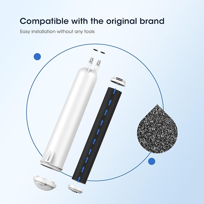 GLACIER FRESH EDR3RXD1 Refrigerator Water Filter, Compatible - Image 3